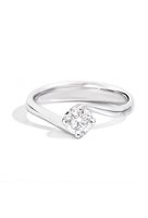 Anello Recarlo Donna Valentine in Oro bianco Diamante 0.14 Ct R01SO195/014-13 - R01SO195/014-13